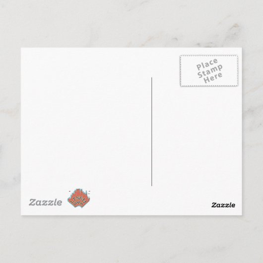 Over de ruimte briefkaart (Achterkant)