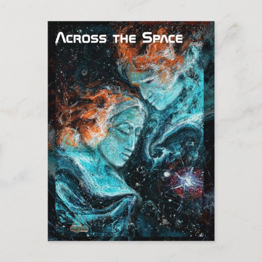 Over de ruimte briefkaart (Voorkant)