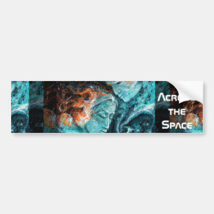 Over de ruimte bumpersticker