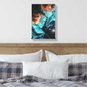 Over de ruimte canvas afdruk (Insitu (Slaapkamer))