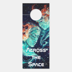 Over de ruimte een nebula Couple Deurhanger