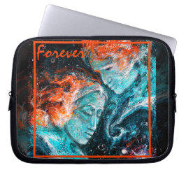 Over de ruimte heen laptop sleeve