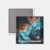 Over de ruimte magneet (Voorkant / Achterkant)