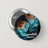 Over de ruimte ronde button 5,7 cm (Voorkant /achterkant)