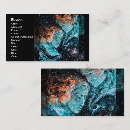 Over de ruimte visitekaartje (Voorkant / Achterkant)