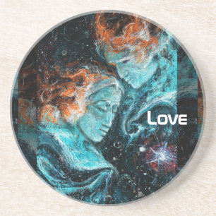 Over de ruimte zandsteen onderzetter