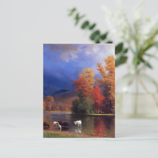 Over de Saco - Albert Bierstadt Briefkaart (Staand voorkant)