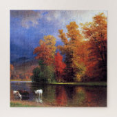 Over de Saco door Albert Bierstadt Legpuzzel (Verticaal)