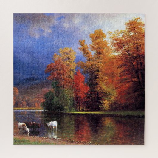 Over de Saco door Albert Bierstadt Legpuzzel (Verticaal)
