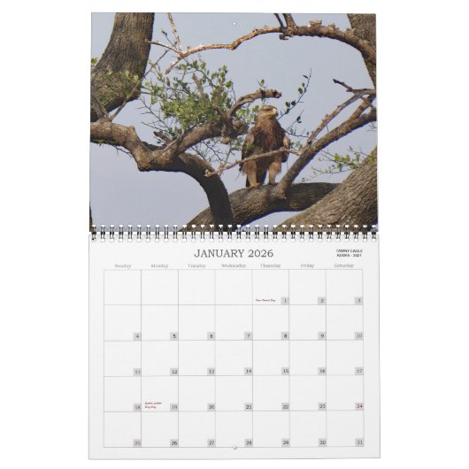 OVER DE SAFARI IN AFRIKA KALENDER (Jan 2026)