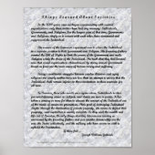 Over de samenleving poster (Voorkant)