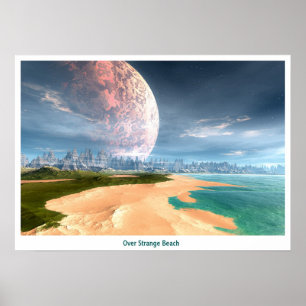 Over de stranden poster