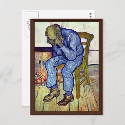 over de terughoudendheid, door Vincent van Gogh Briefkaart (Voorkant / Achterkant)