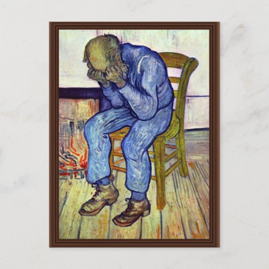 over de terughoudendheid, door Vincent van Gogh Briefkaart (Voorkant)