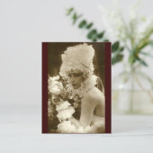 Over de top bruiloft briefkaart (Staand voorkant)