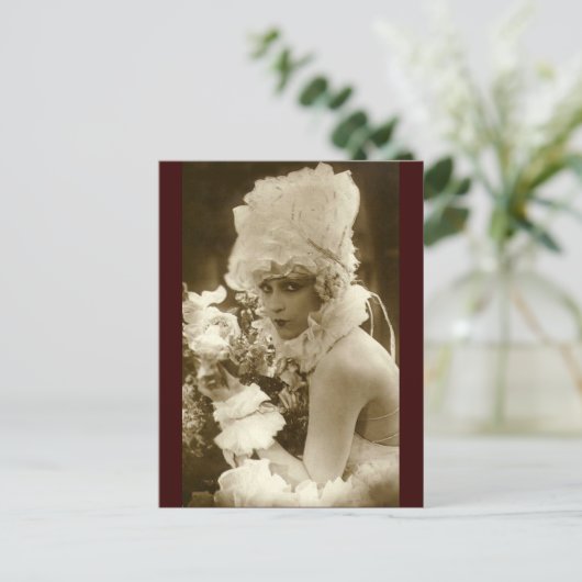 Over de top bruiloft briefkaart (Staand voorkant)