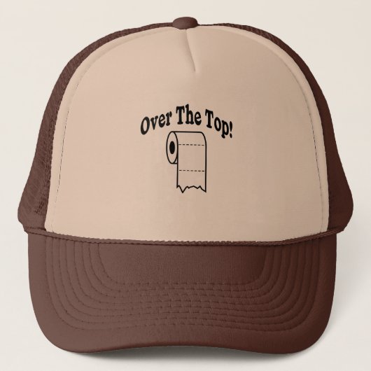 Over de top. trucker pet (Voorkant)