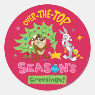 Over de topleverzegeling ronde sticker