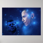 Over de Torch, John F. Kennedy Barack Obama Poster (Voorkant)