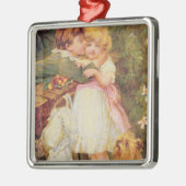 Over de tuinmuur metalen ornament (Links)