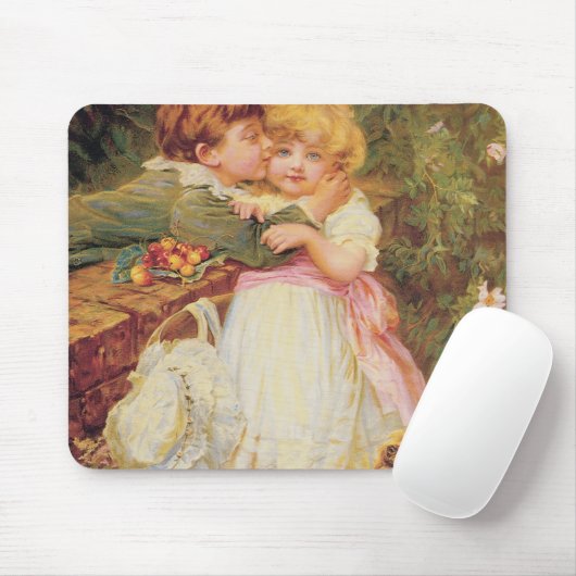 Over de tuinmuur muismat (Met muis)