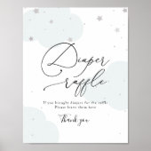 Over de Twinkle Star Diaper Raffle Sign Poster (Voorkant)