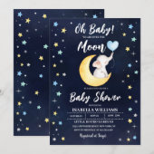 Over de uitnodiging tot het Baby shower van de maa (Voorkant / Achterkant)