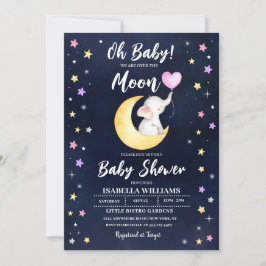 Over de uitnodiging tot het Baby shower van de maa