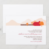 Over de uitnodiging tot het Boerderij huwelijk (Voorkant / Achterkant)