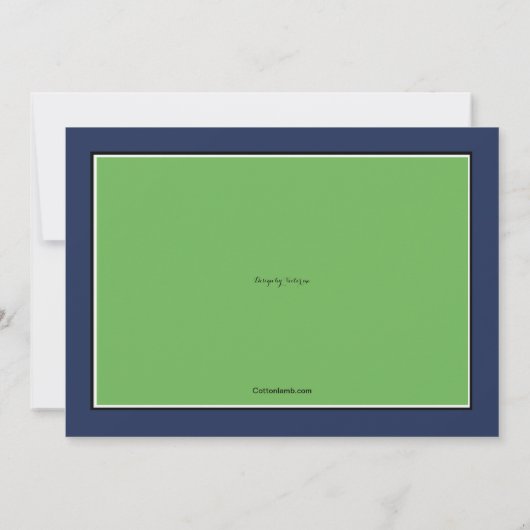 Over de uitnodiging tot het groene Golf (Achterkant)