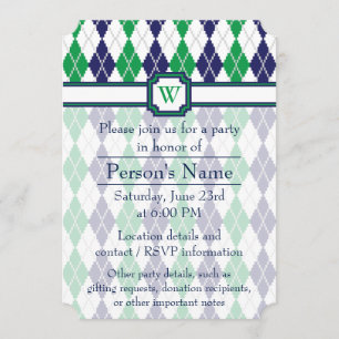 over de uitnodiging van de groene partij Argyle