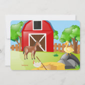 Over de uitnodiging van het Boerderij (Achterkant)