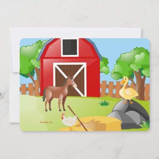 Over de uitnodiging van het Boerderij (Achterkant)