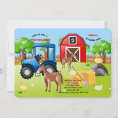 Over de uitnodiging van het Boerderij (Voorkant)