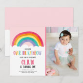 Over de uitnodiging voor de geboorte van het roze (Voorkant / Achterkant)