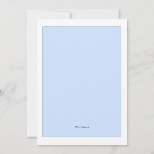 Over de uitnodiging voor het Baby shower Moon (Achterkant)