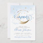 Over de uitnodiging voor het Baby shower Moon (Voorkant)