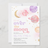 Over de uitnodiging voor het Baby shower Moon (Voorkant)