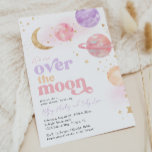 Over de uitnodiging voor het Baby shower Moon<br><div class="desc">Over the Moon Baby shower Invitation. Klaar om gepersonaliseerd te worden door jou!</div>