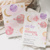 Over de uitnodiging voor het Baby shower Moon
