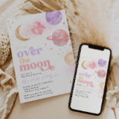 Over de uitnodiging voor het Baby shower Moon