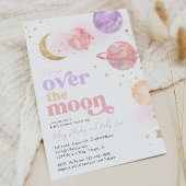 Over de uitnodiging voor het Baby shower Moon