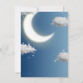 Over de uitnodiging voor het Baby shower Moon (Achterkant)