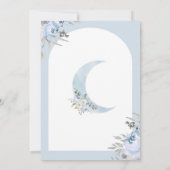 Over de uitnodiging voor het Baby shower Moon (Achterkant)