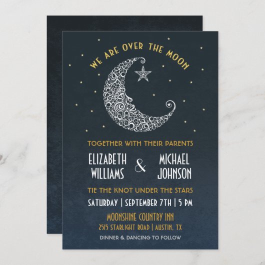 Over de uitnodiging voor het huwelijk II (Voorkant / Achterkant)