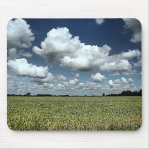 Over de velden gaan we muismat