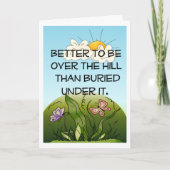 Over de Verjaardag van de Heuvel Kaart (Voorkant)