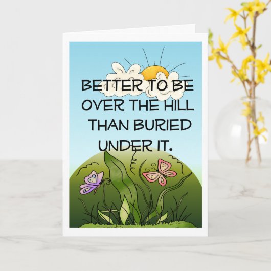 Over de Verjaardag van de Heuvel Kaart (Gele Bloem)