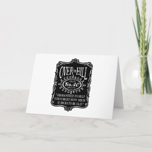 Over de Verjaardag van de Heuvel veertigste Kaart (Voorkant)