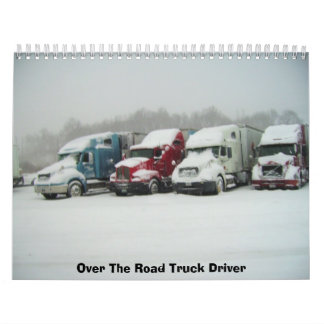Over de vrachtwagenchauffeur kalender